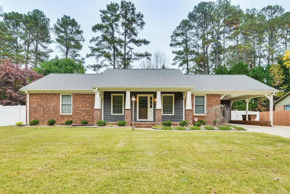 Walk to Parks & Town Square: Cary Home w/ Yard!