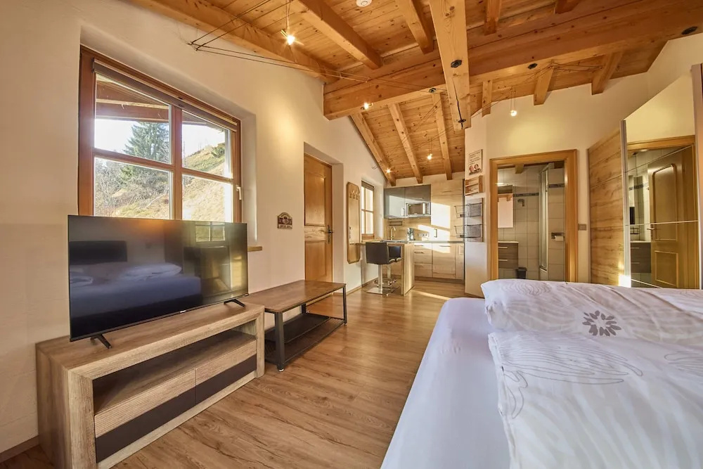 Studio with balcony