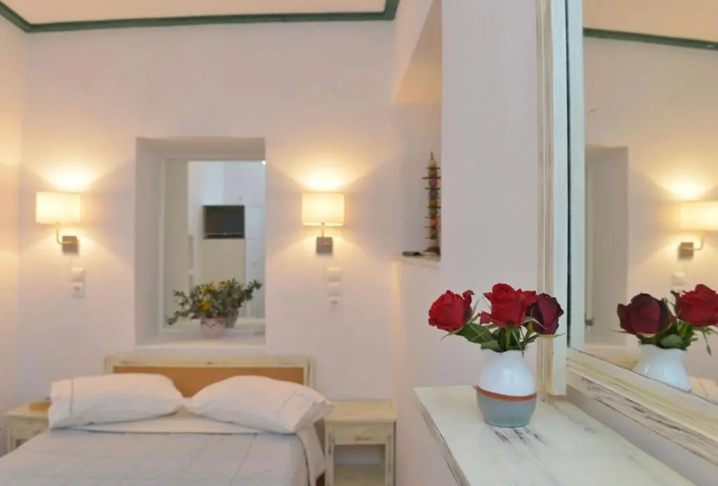Double room with garden view (full double bed)