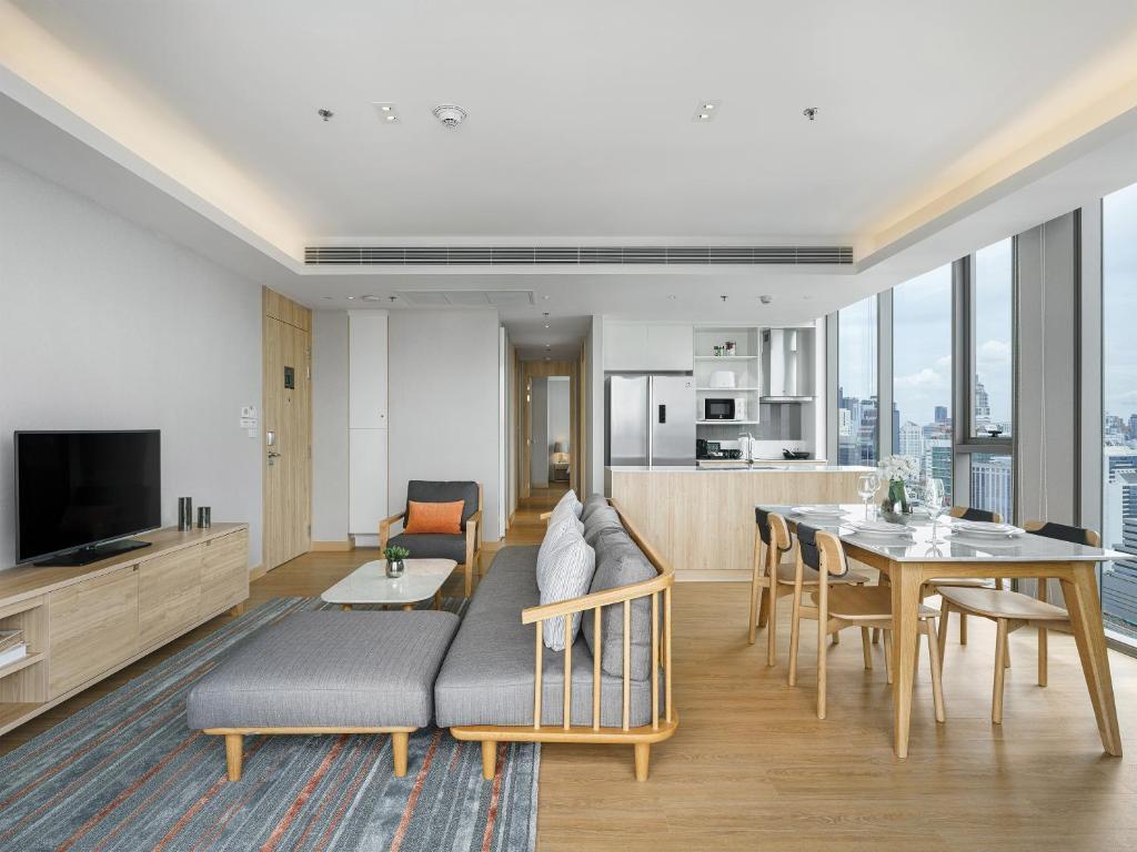 Апартаменты Superior с 2 комнатами в Oakwood Suites Bangkok