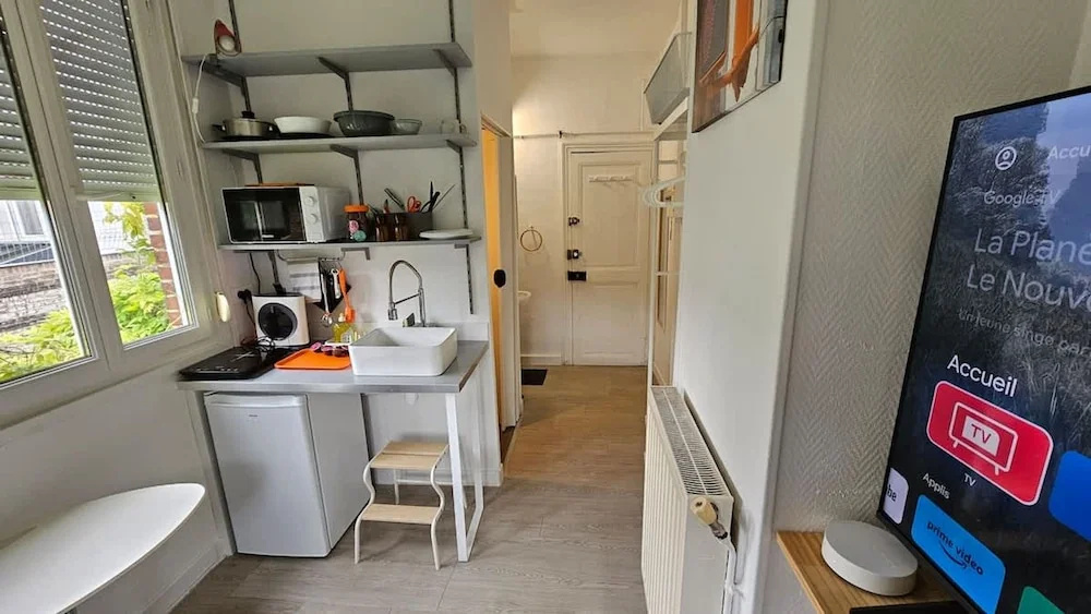 Voir la photo 3 — Les Glycines - Studio 9m2 Cosy et Reposant 1p