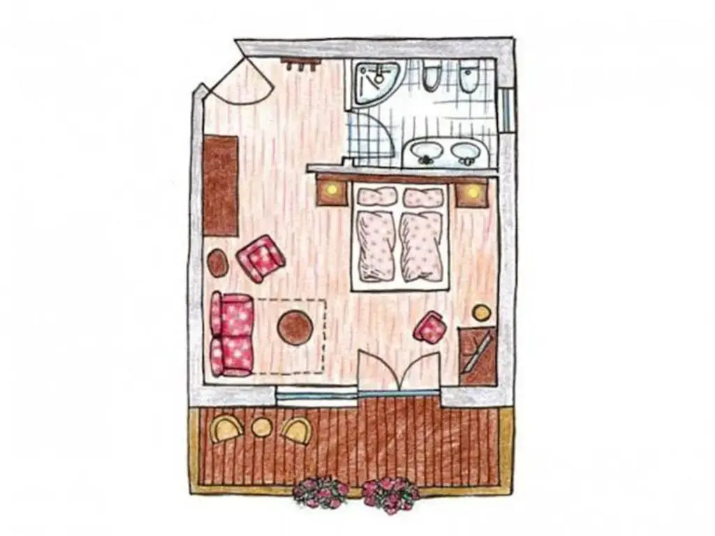 Superior Double room (full double bed)