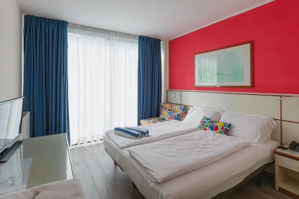 Standard Double room with balcony and with pool view (full double bed)