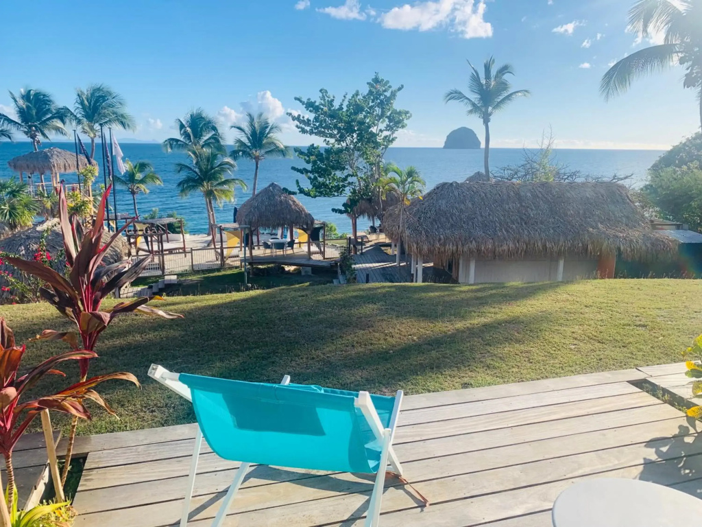 Studio "Ti Joyau", vue mer, piscine, classé Tourisme 4 étoiles