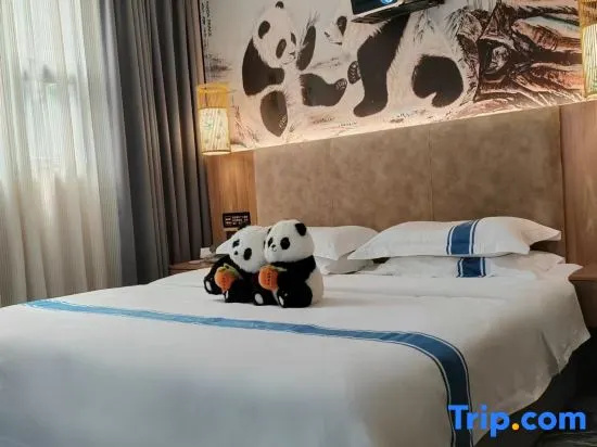 豪華雙人房，配有大床