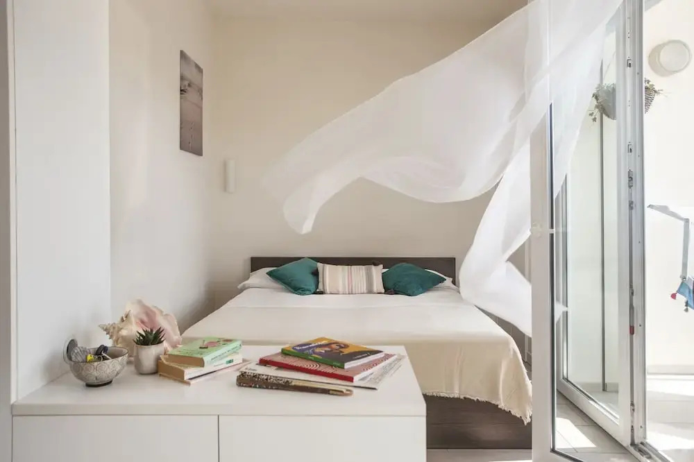 Двухместная студия Deluxe с балконом двуспальная кровать в Residence Sunrise Cesenatico