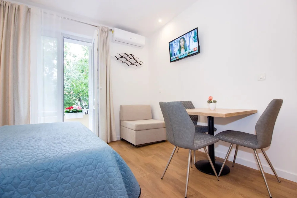 Studio with balcony