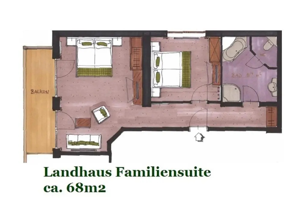 Hotel Das Urbisgut - Chambres