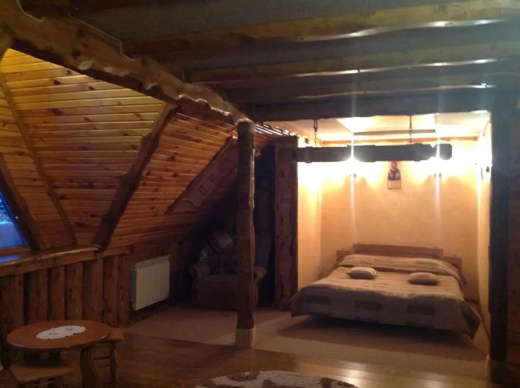 Standard Double Attic room with mountain view (full double bed)