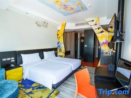 Двухместный номер Deluxe 2 отдельные кровати в Siam@Siam Design Hotel Pattaya