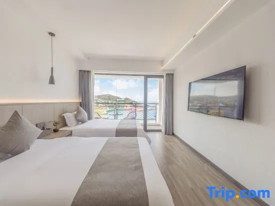 Standard Double room with balcony and with sea view (twin beds)