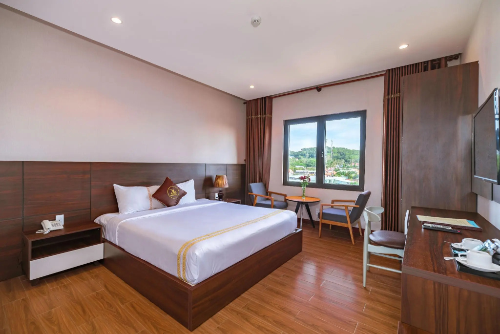 Deluxe Double room with city view (full double bed)