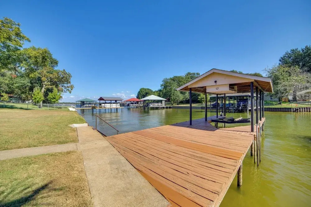 Private Dock & Slip: Cedar Creek Reservoir Home