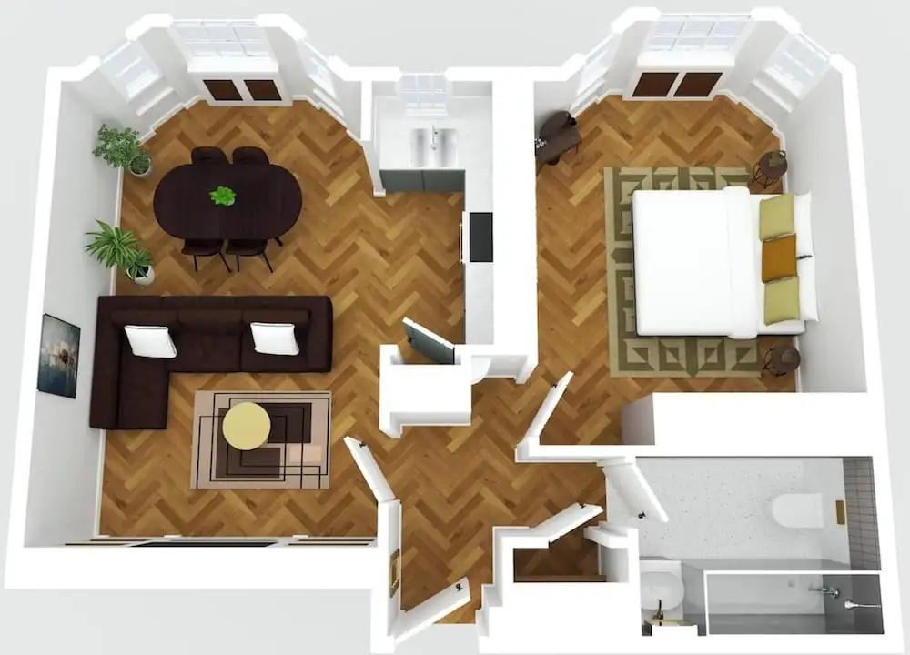 The Queensway 1 Bedroom Apartment