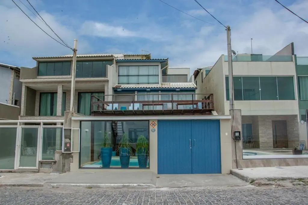 Casa Do Beiral Azul 5 Qts Pé Na Areia Piscina