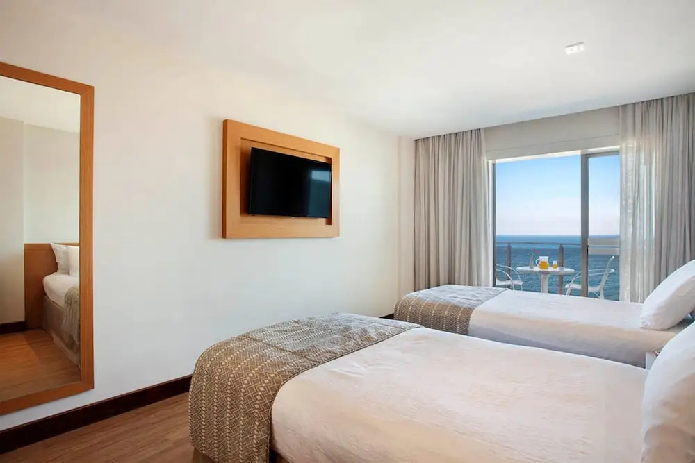 Двухместный номер Superior с красивым видом из окна 2 отдельные кровати в Windsor Palace Copacabana