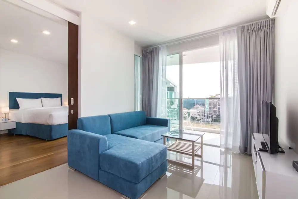 Люкс Superior c 1 комнатой с балконом и с видом на море в First Choice Grand Suites