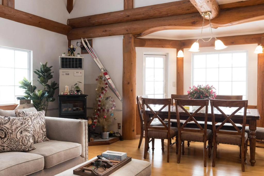 Sapporo Luxury Log House 5Brm max 18ppl free parking 사진 11