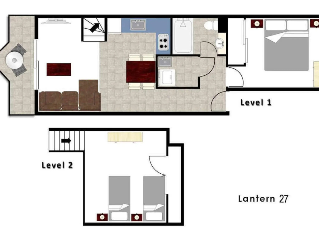 Lantern 1 Bedroom Loft with car space and Stunning View
