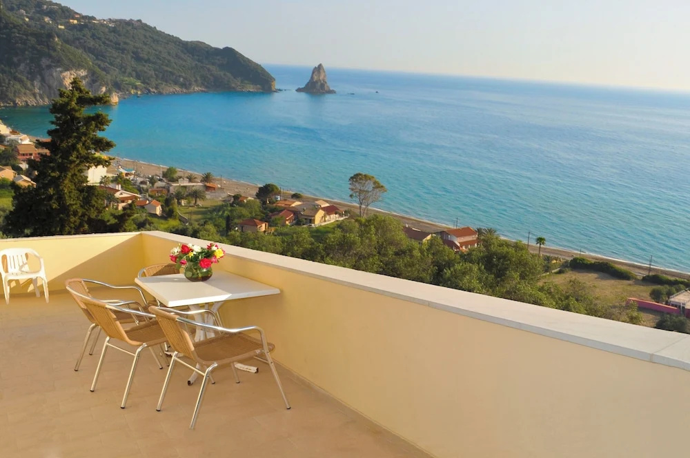 Holiday House With Pool Maria on Agios Gordios Beach