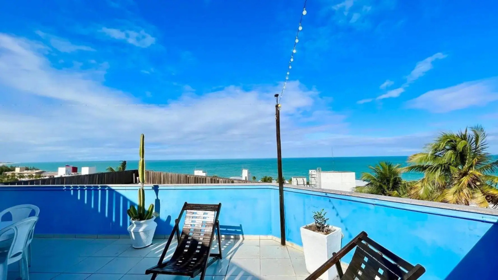 Marsallis Flat NBI - 506 - Ponta Negra - 100 m2 - Mini Piscina e Varanda Privativa