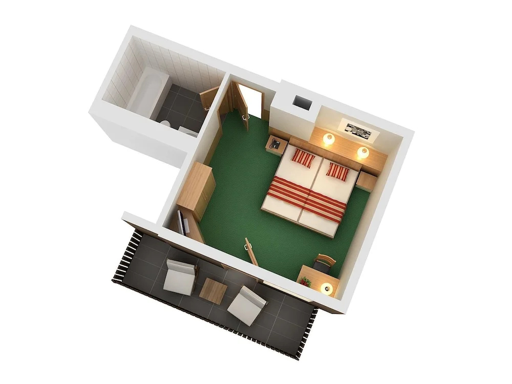 Classic room with balcony