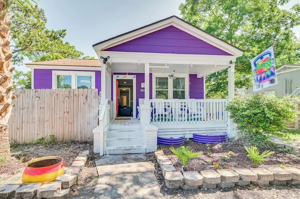 1 Mi to Broadway at the Beach: Home w/ Porch!