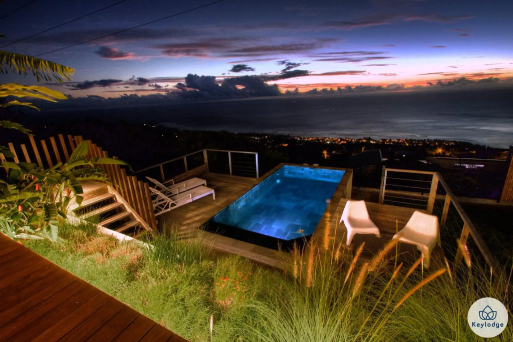 Villa Paloma 4 étoiles avec Piscine et Vue exceptionnelle sur l'ocean à Saint-Leu