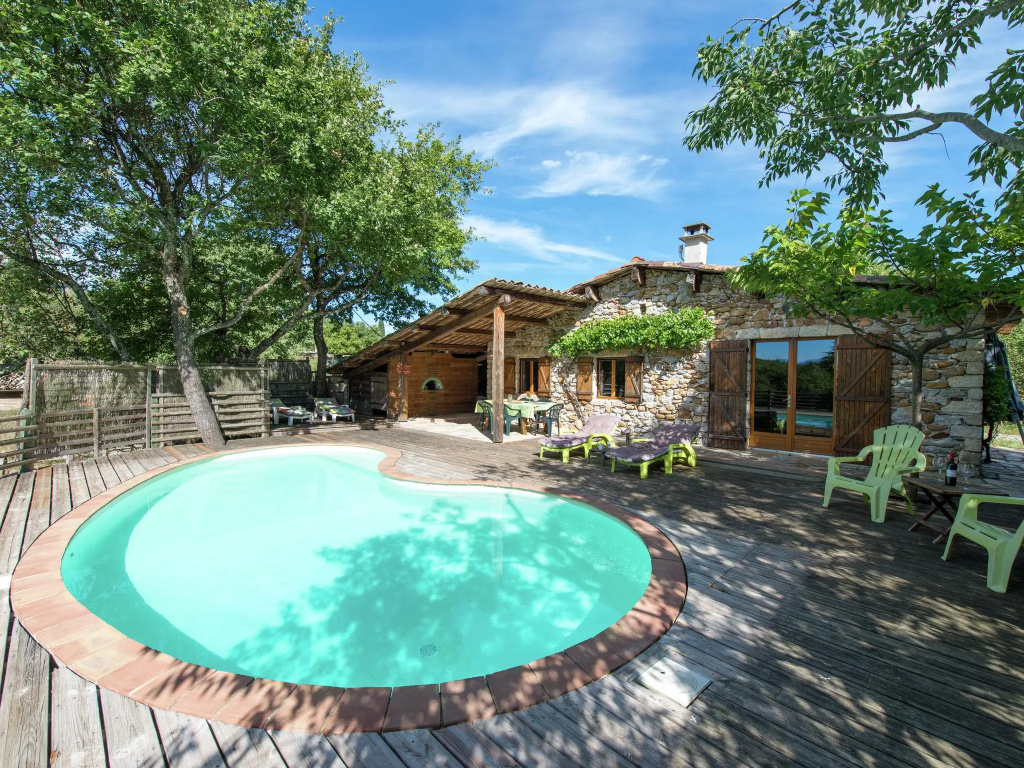 Lovely house in Ardeche, of ecological materials, with private swimming pool