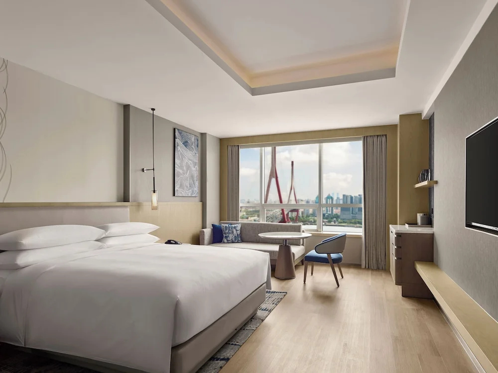 Shanghai Marriott Hotel Yangpu Riverside - Chambres