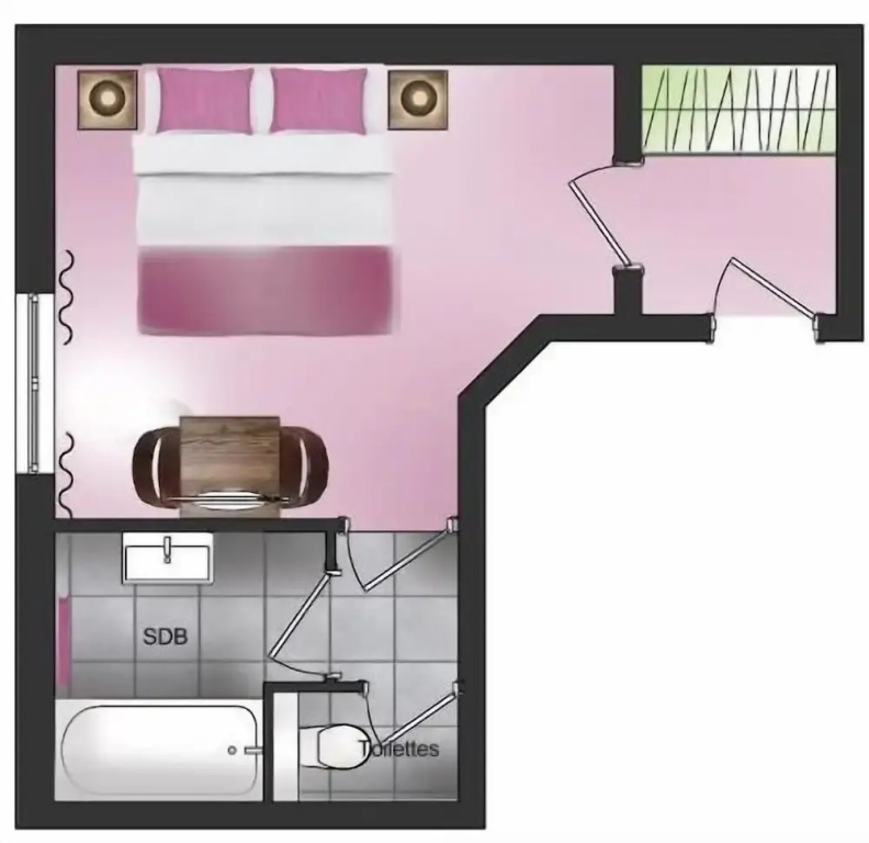 Hôtel Les Grillons - Chambres