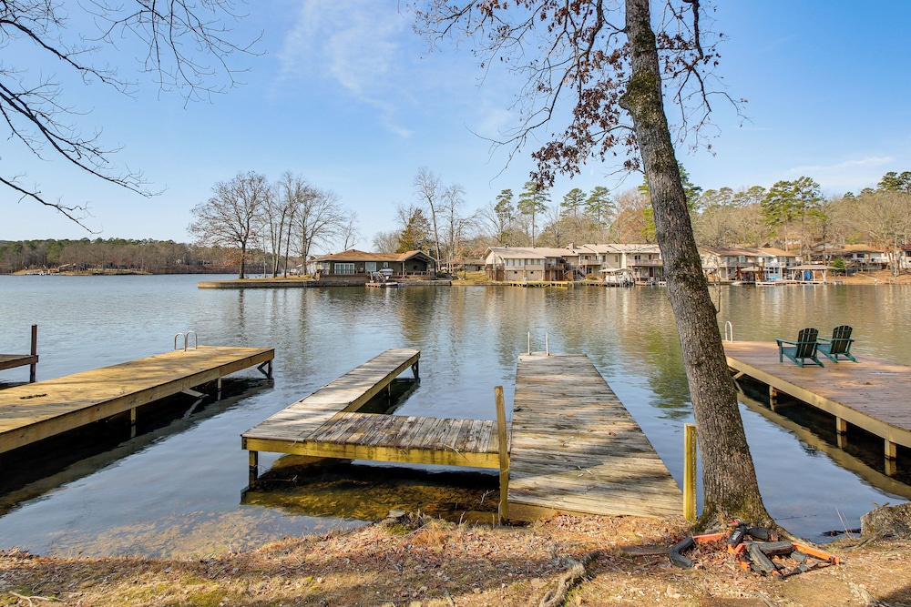 Lake Desoto Gem w/ Private Dock & Resort Perks!