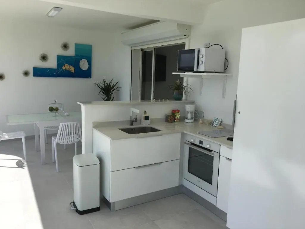 Studio Cozy Mélissa Élégance - GUADELOUPE , LE GOSIER , DAMPIERRE - JACUZZI-SPA WELLIS EVEREST PREMIUM AVEC PLEINE VUE MER - OCÉAN à 180 degrés