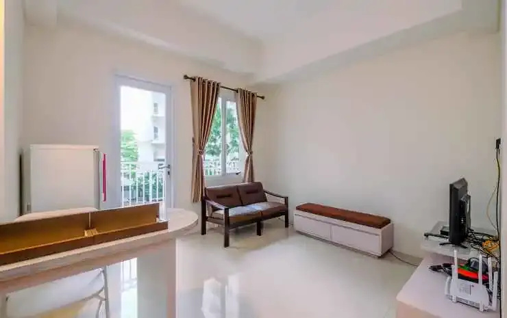 Homey and Modern Look 2BR Bogor Icon Apartment By Travelio