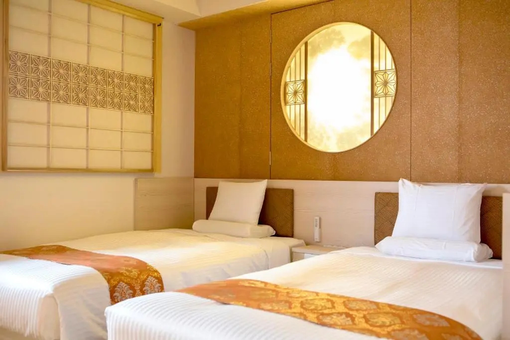 Japanese Modern Double room twin beds