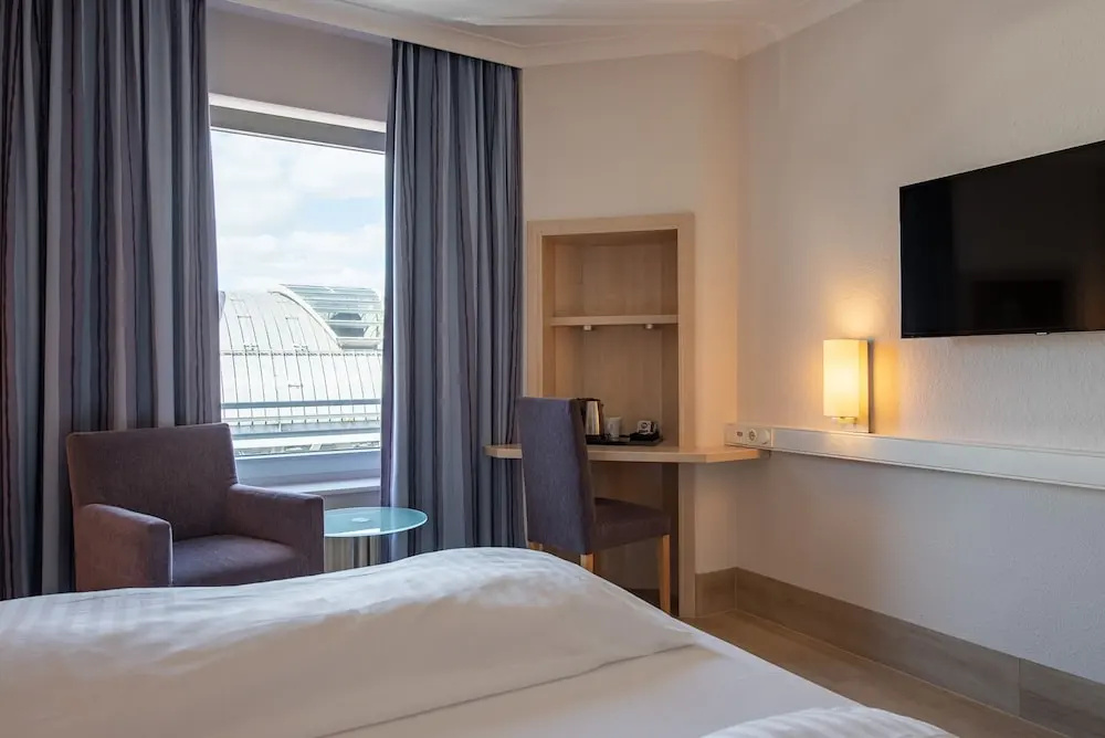 Business room with city view