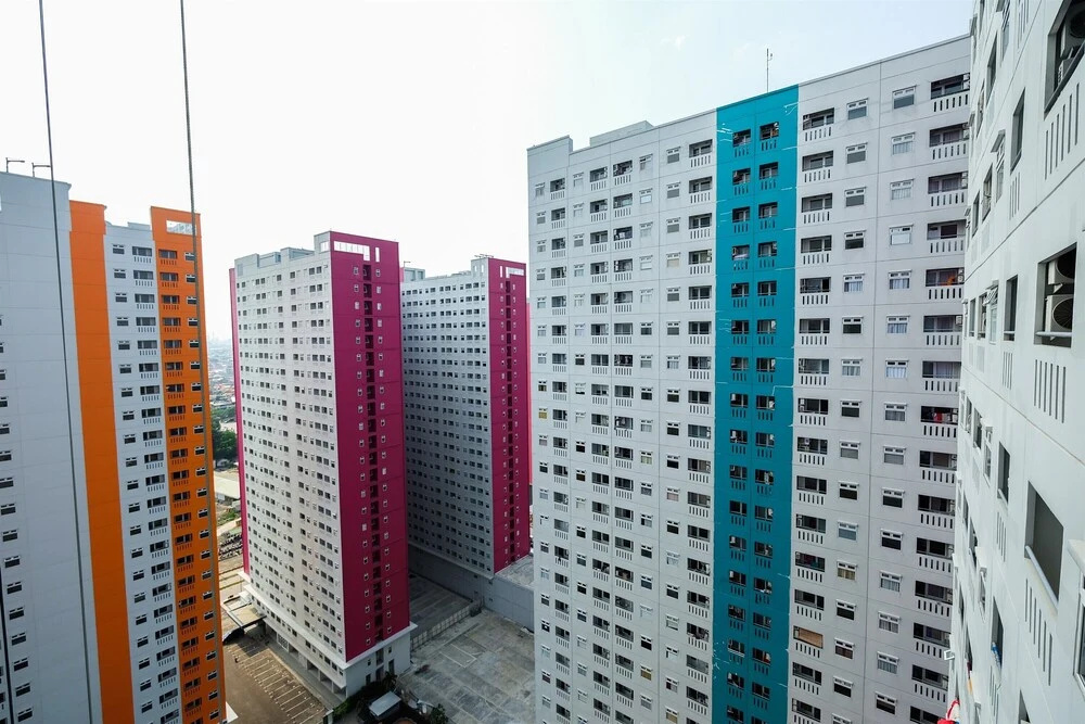 2BR Green Pramuka City Apartment Direct Access to Mall