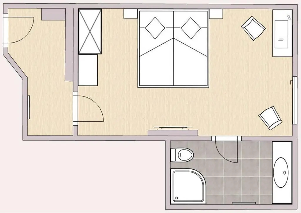 Superior Double room full double bed