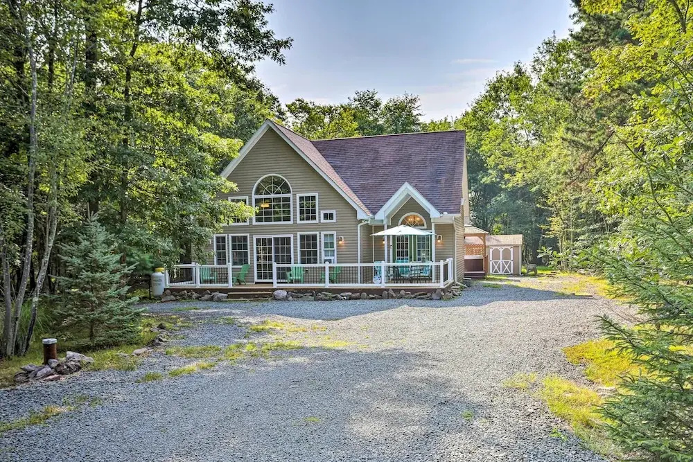 Near Lake & Hiking: Pocono Home w/ Hot Tub