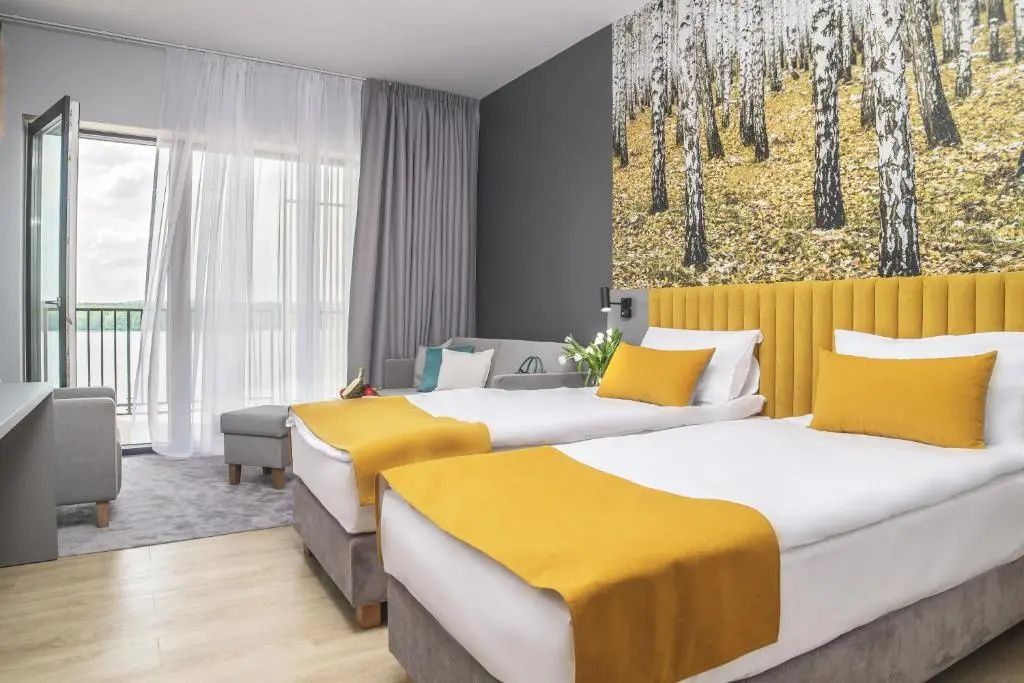 Standard Double room with lake view (full double bed)