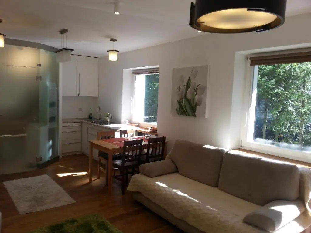 Studio with balcony