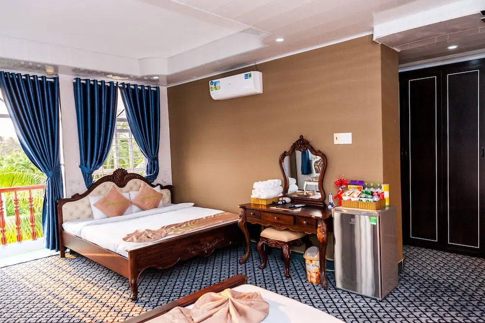 Двухместный семейный номер Standard двуспальная кровать в Mui Ne Alena Bungalow Hotel