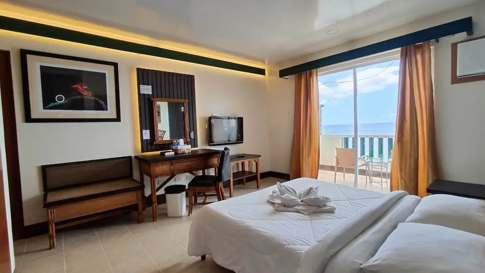 Standard room with balcony and with sea view