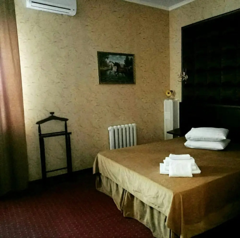Люкс с красивым видом из окна в Home Hotel Astana