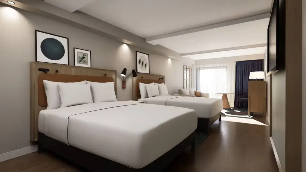 Standard Quadruple room with garden view