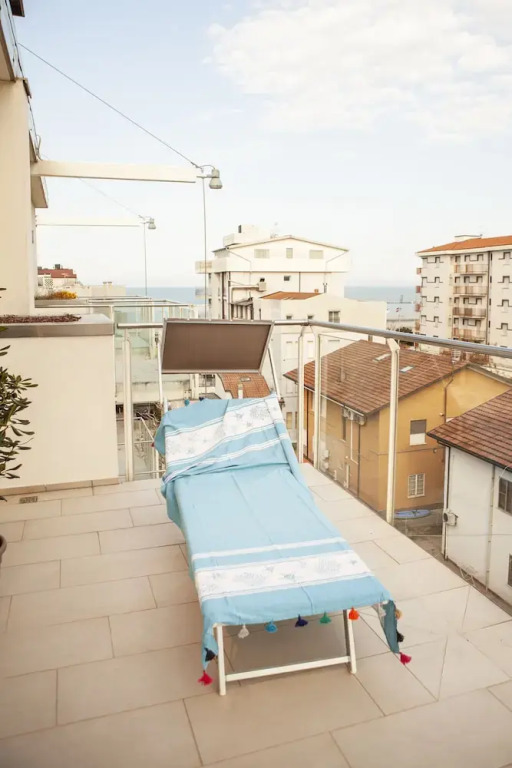 Номер Standard Пентхаус c 1 комнатой с частичным видом на море в Residence Sunrise Cesenatico