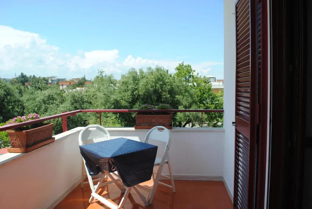 Deluxe Double room with balcony and with sea view (full double bed)