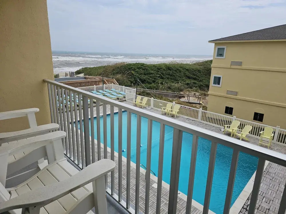 Standard Double room with balcony and with ocean view (full double bed)