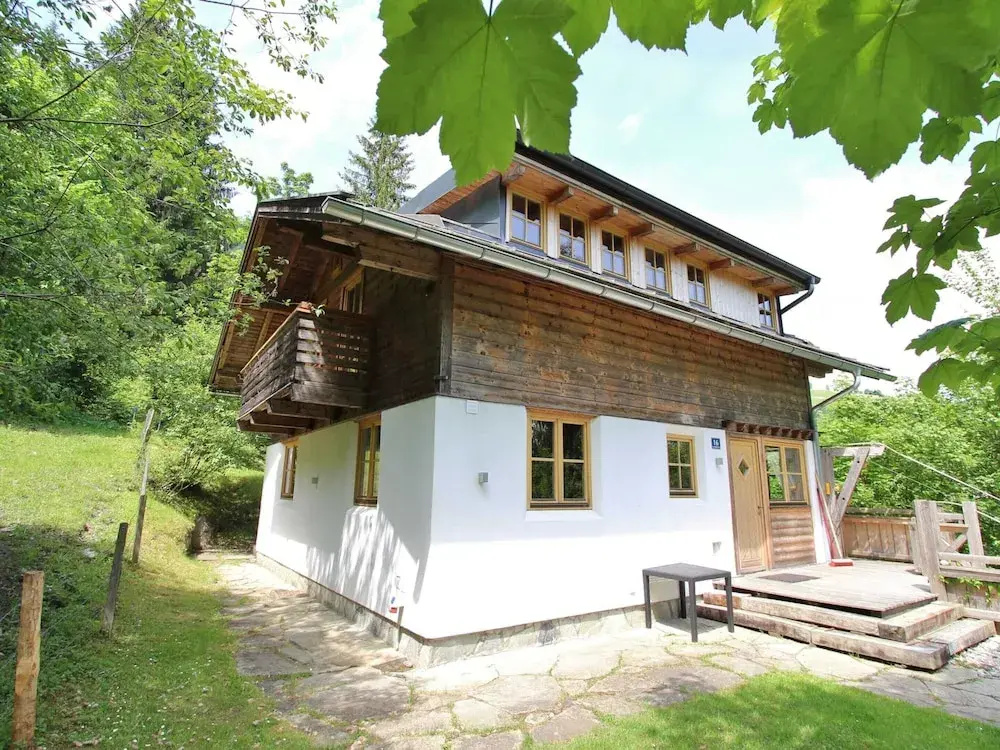 Chalet with balcony
