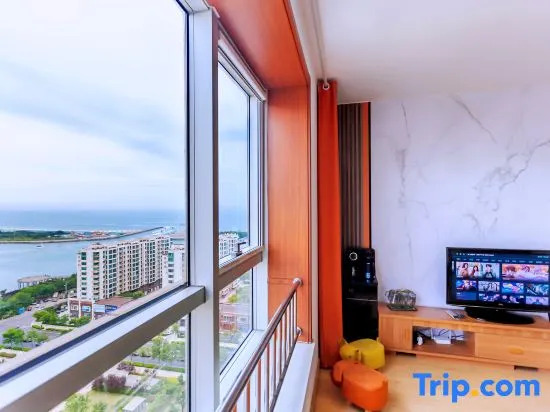 Тент с 3 комнатами с видом на море в Rizhao Shuohai Seaview Homestay (Wanpingkou Branch)